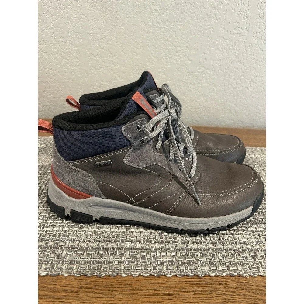 Dunham Glastonbury Mid Boot Waterproof Hiking Steel Gray Outdoors Leather 11.5